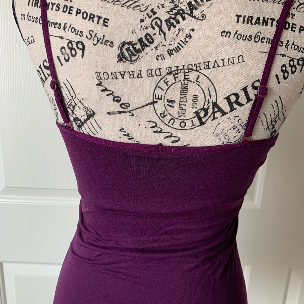 Plum Purple Camisole with Bra insert - Picture 5 of 6